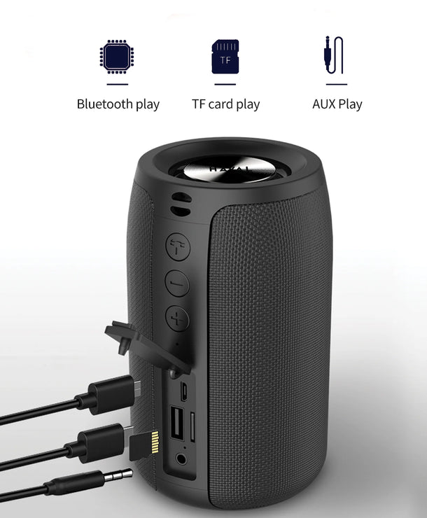 HAVAL S32 PORTABLE BLUETOOTH SPEAKER – 10W LOUDER SOUND, RUGGED DESIGN