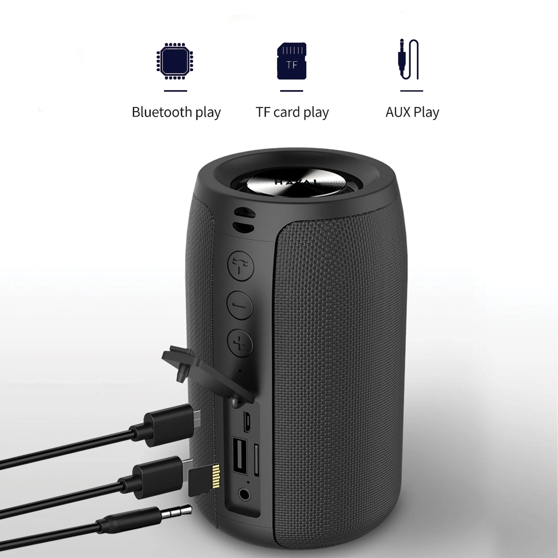 HAVAL S32 PORTABLE BLUETOOTH SPEAKER – 10W LOUDER SOUND, RUGGED DESIGN